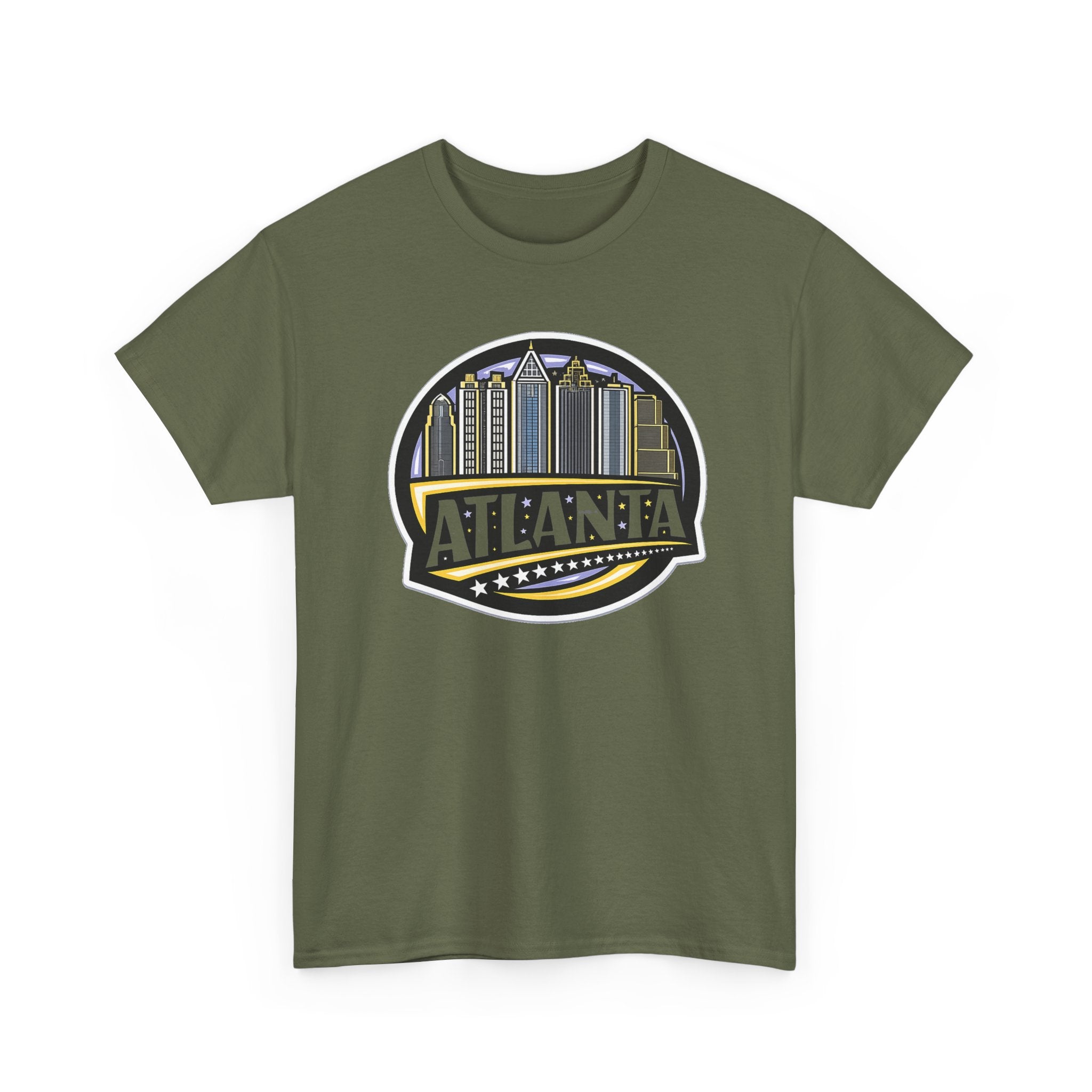 Atlanta Skyline Tee — Vintage City Badge Graphic T-Shirt