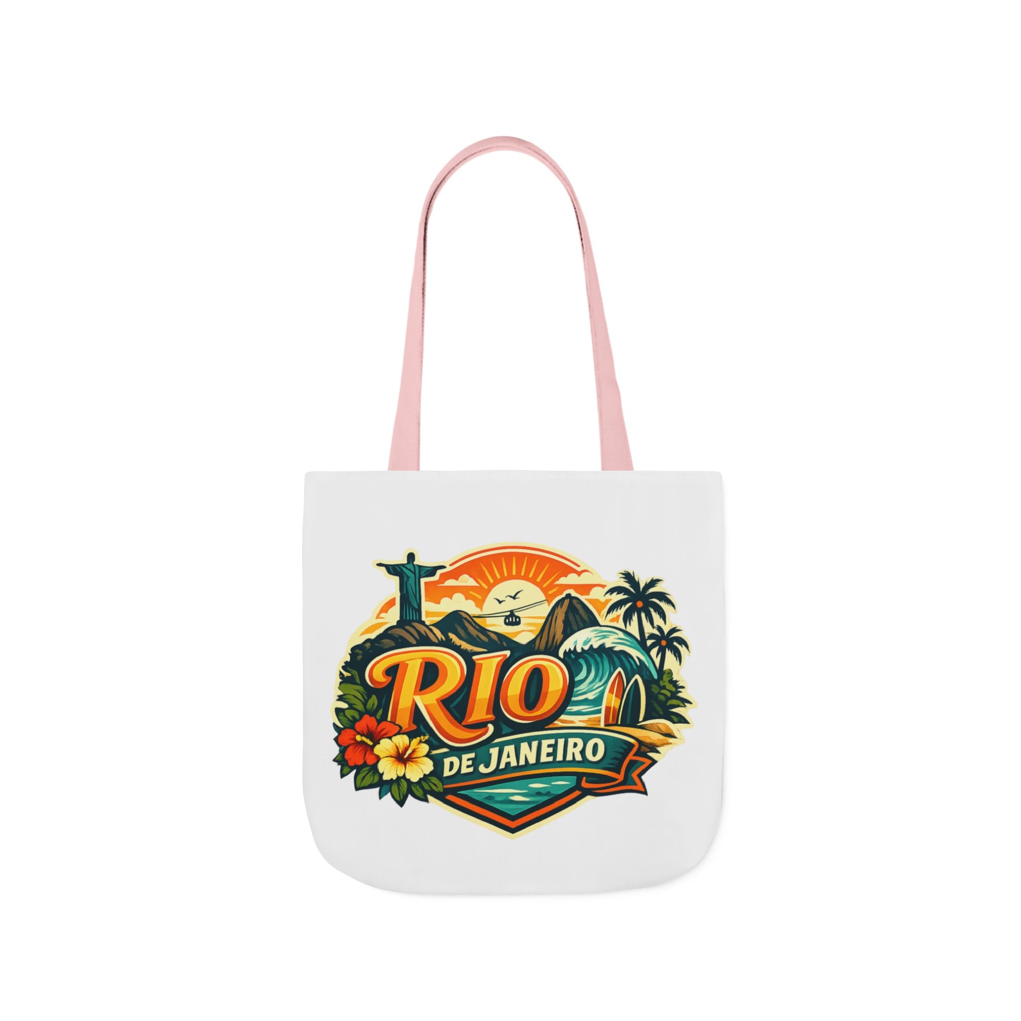 Rio de Janeiro Travel Tote — Retro Beach Canvas Bag
