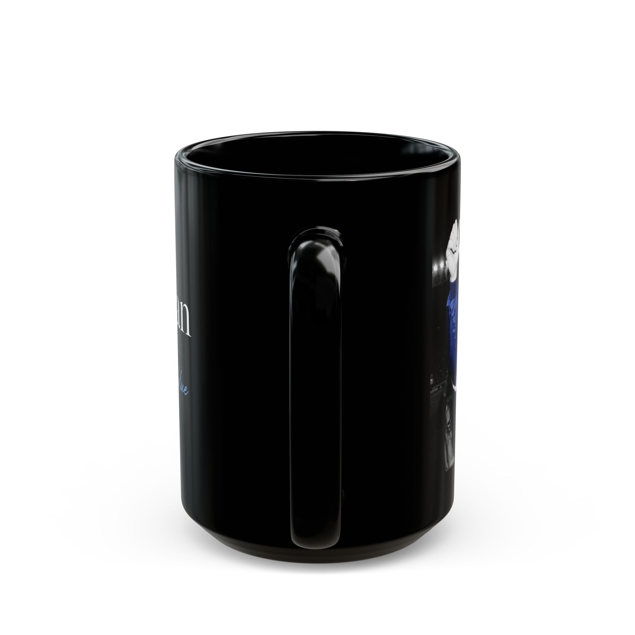 Kevin Keegan Memorial Black Mug – "Once a Blue, Always a Blue" (11oz/15oz)
