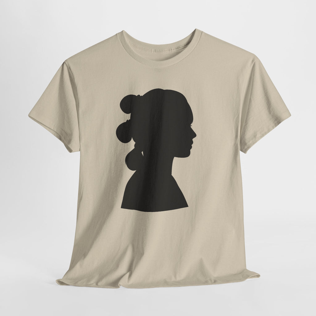 Princess Leia Star Wars Silhouette Profile Tee — Classic Portrait T‑Shirt