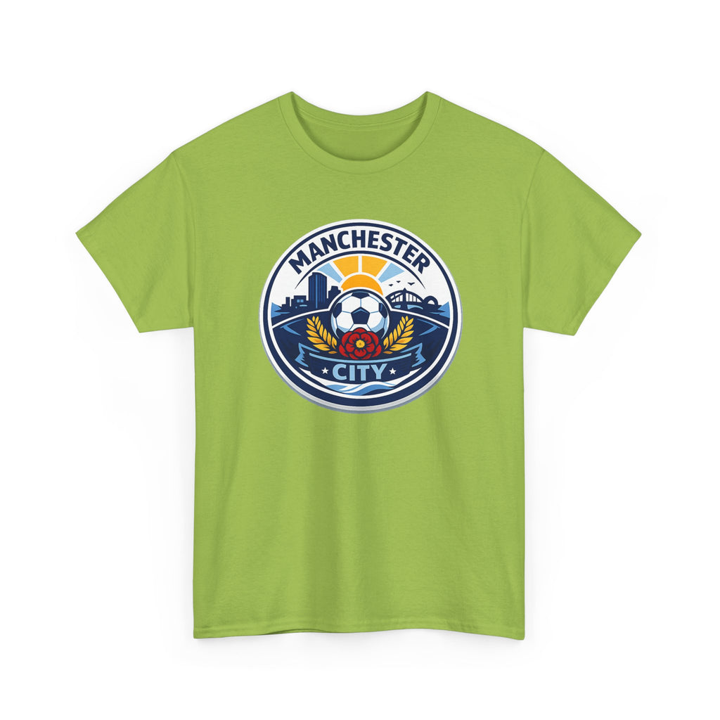 Manchester City Unofficial Soccer Logo T-Shirt — Football Fan Tee