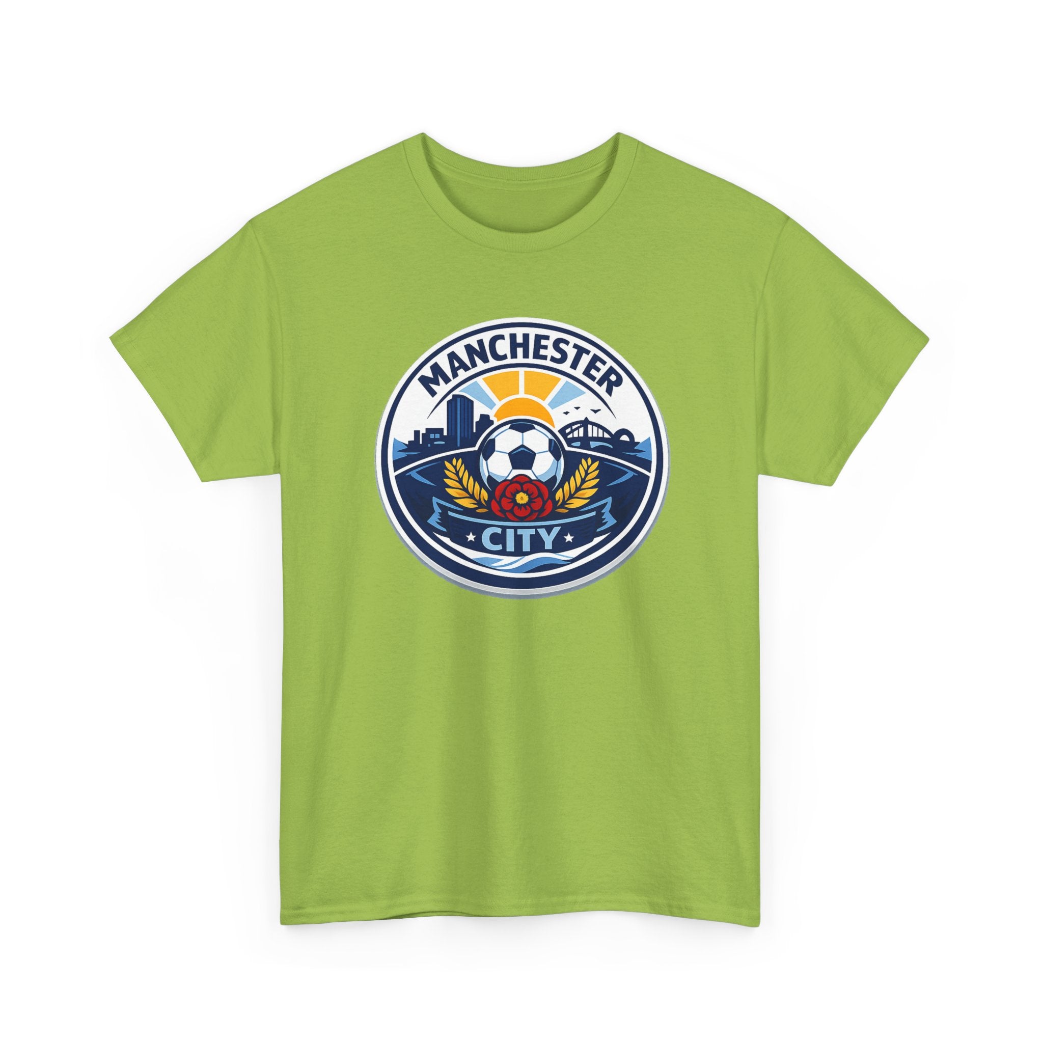 Manchester City Unofficial Soccer Logo T-Shirt — Football Fan Tee