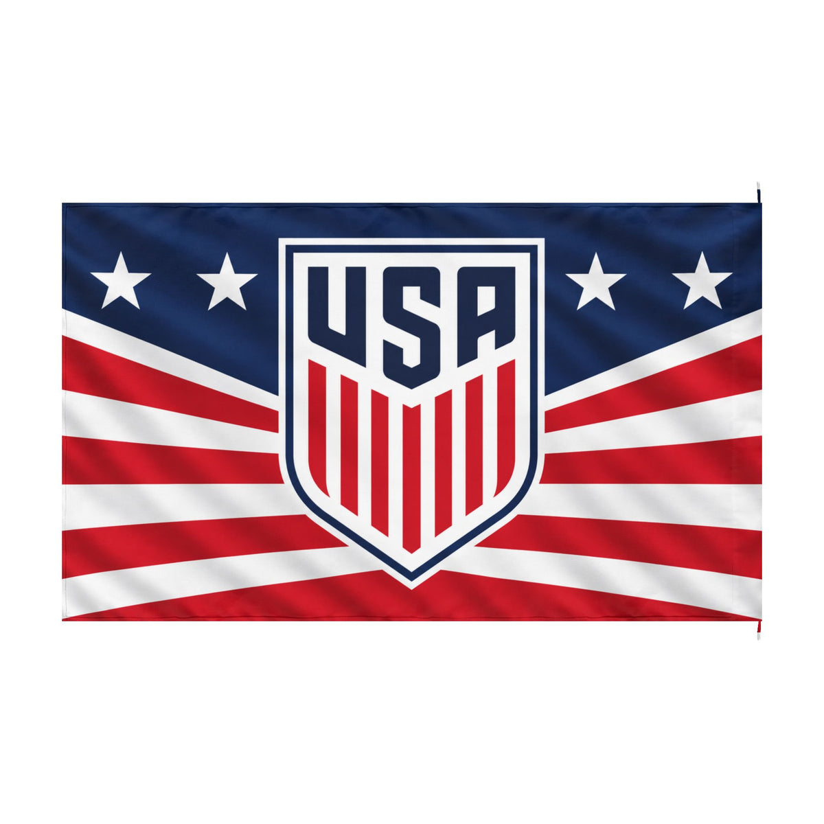 USA Shield Double-Sided Flag — Red White Blue Stars & Stripes Banner