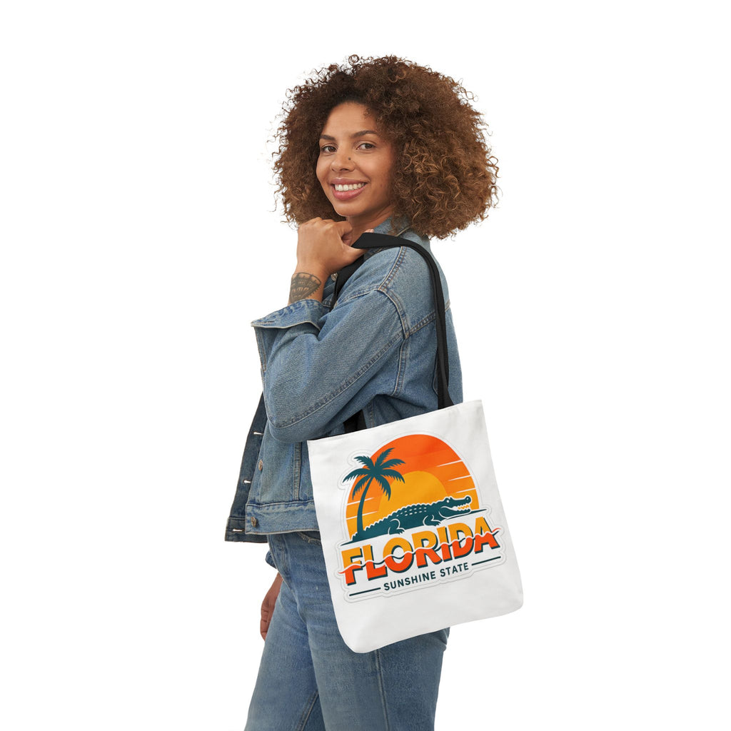Florida Sunshine State Canvas Tote