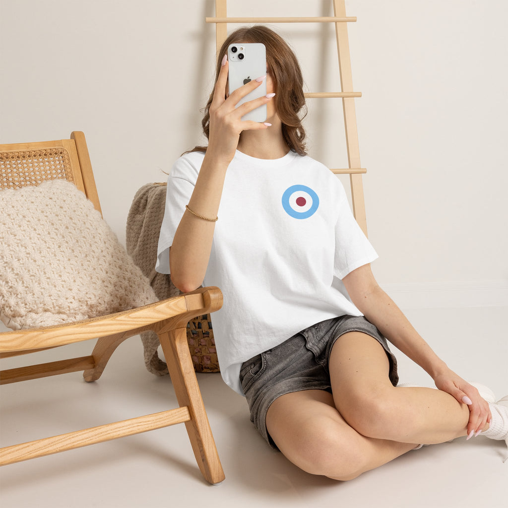 Manchester City Inspired Target Roundel Cotton T-Shirt