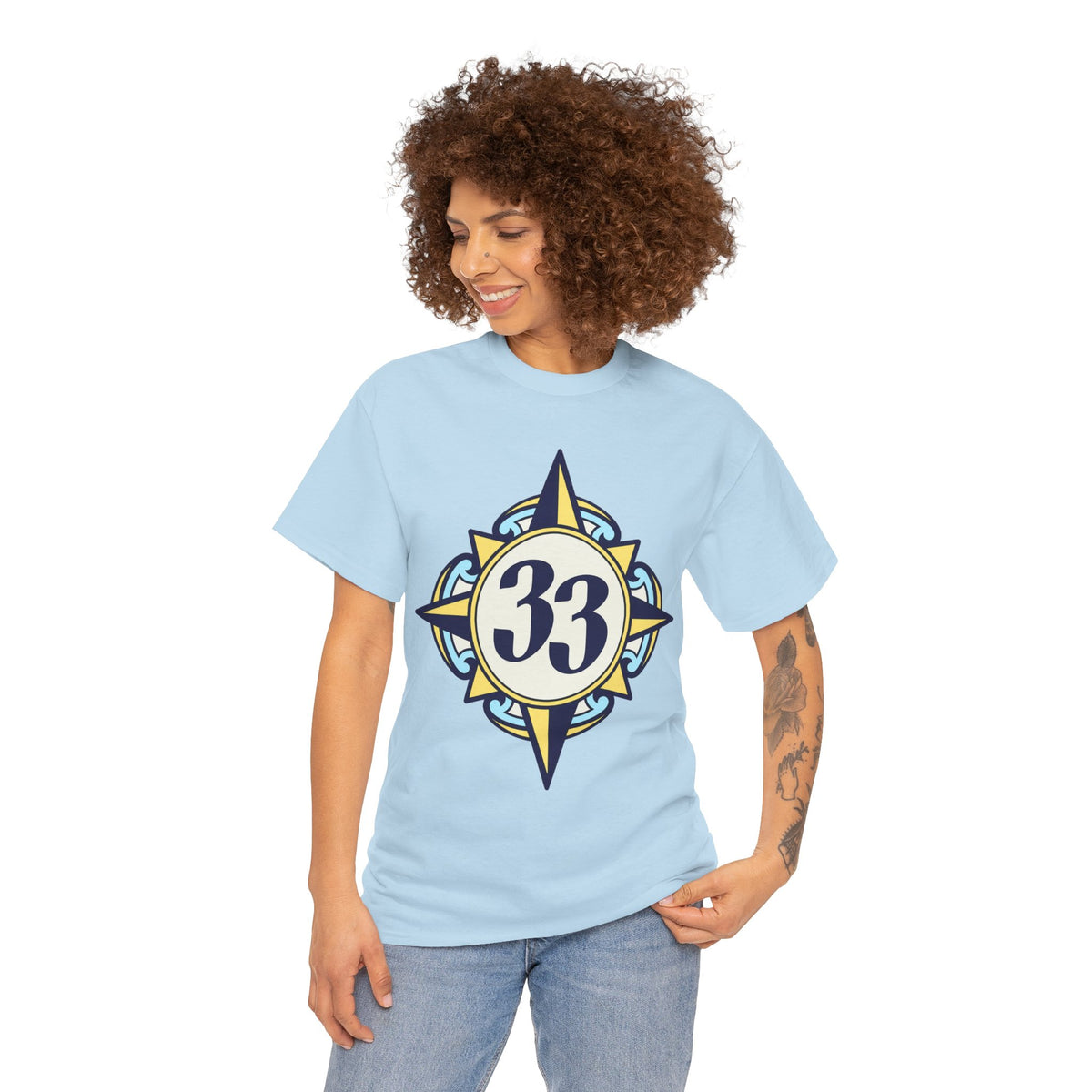 33 Compass Disney Inspired Tee - Nautical Retro Compass Graphic T-Shirt