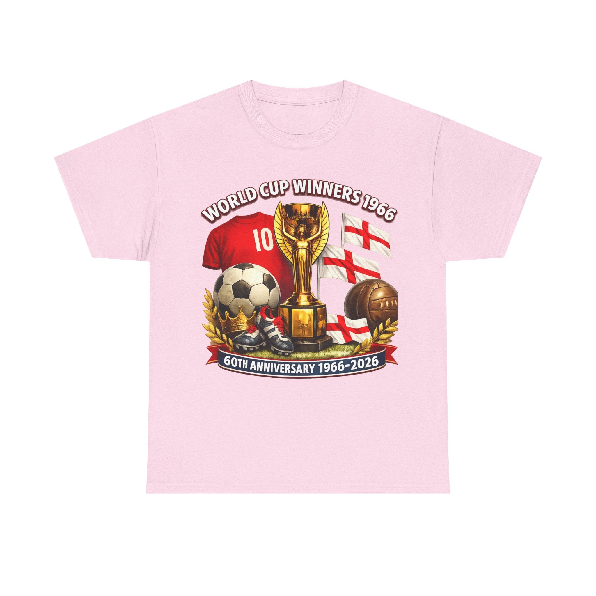 1966 World Cup Winners T‑Shirt — 60th Anniversary England Football Tribute