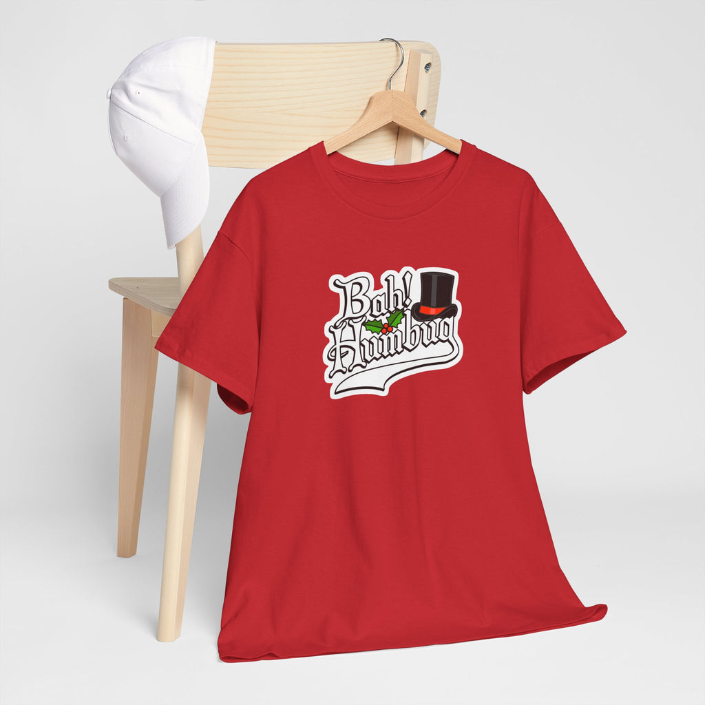 Bah Humbug Christmas Graphic Cotton T-Shirt / Tee