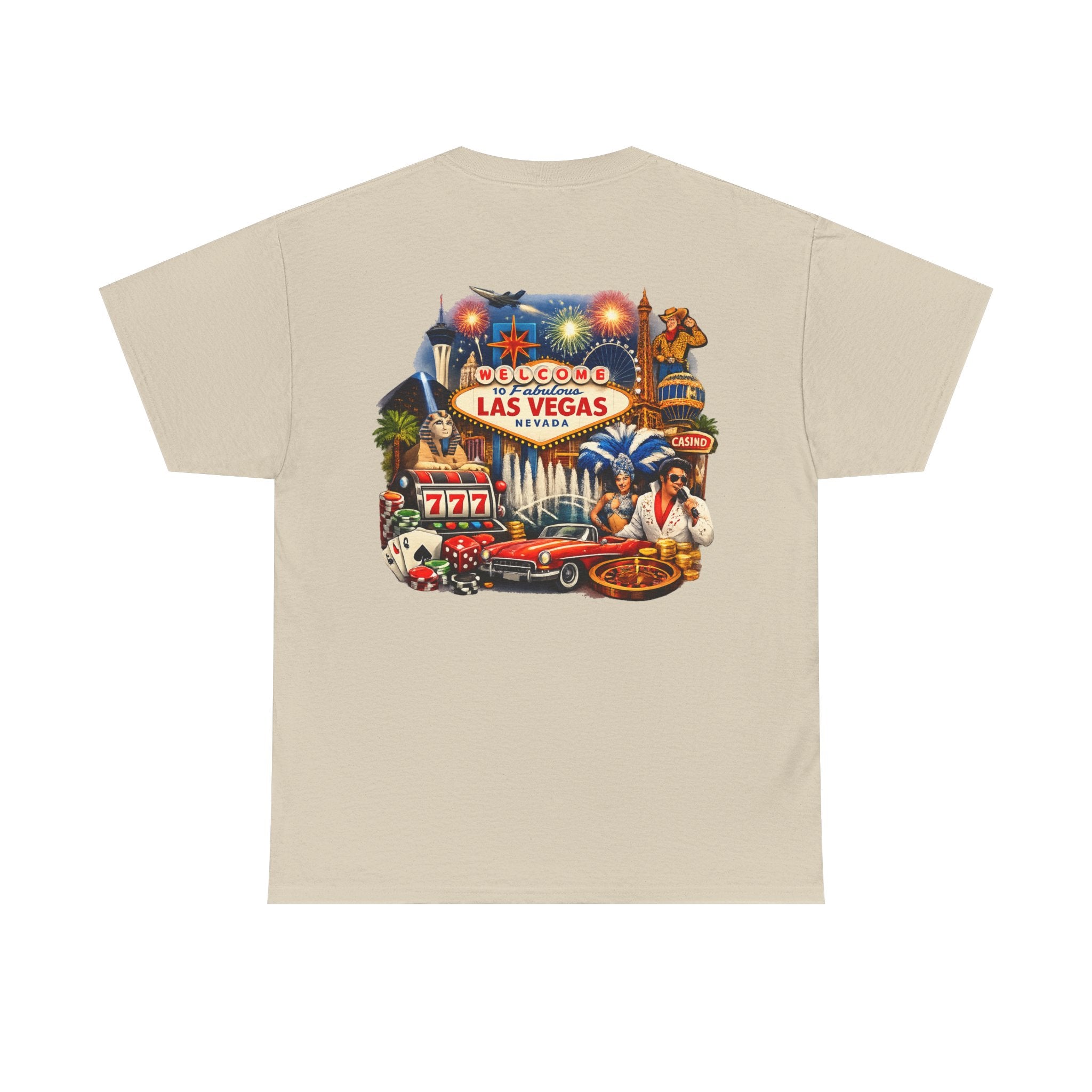 Las Vegas Vintage Collage T‑Shirt