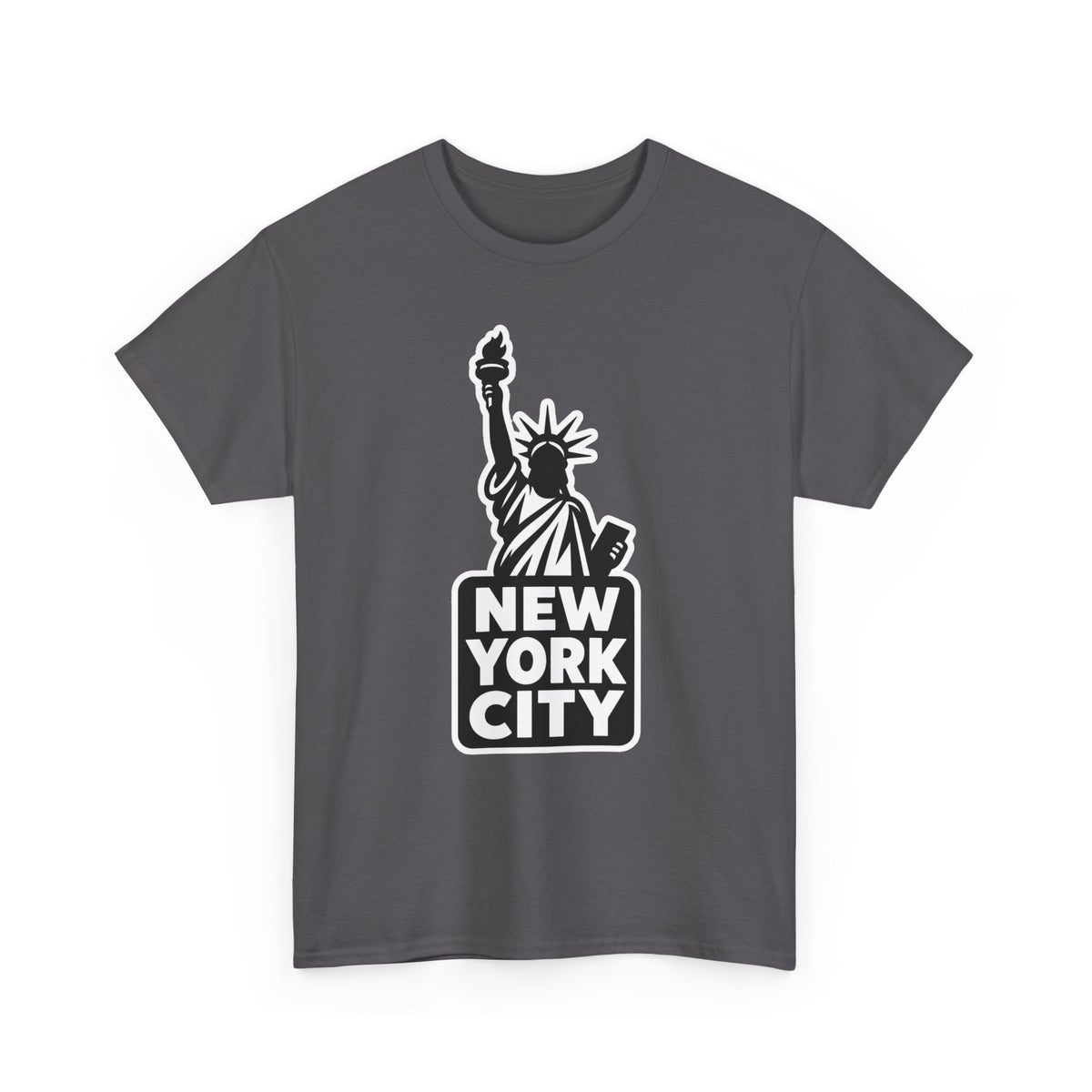 New York City Statue of Liberty Graphic Cotton T-Shirt / Tee