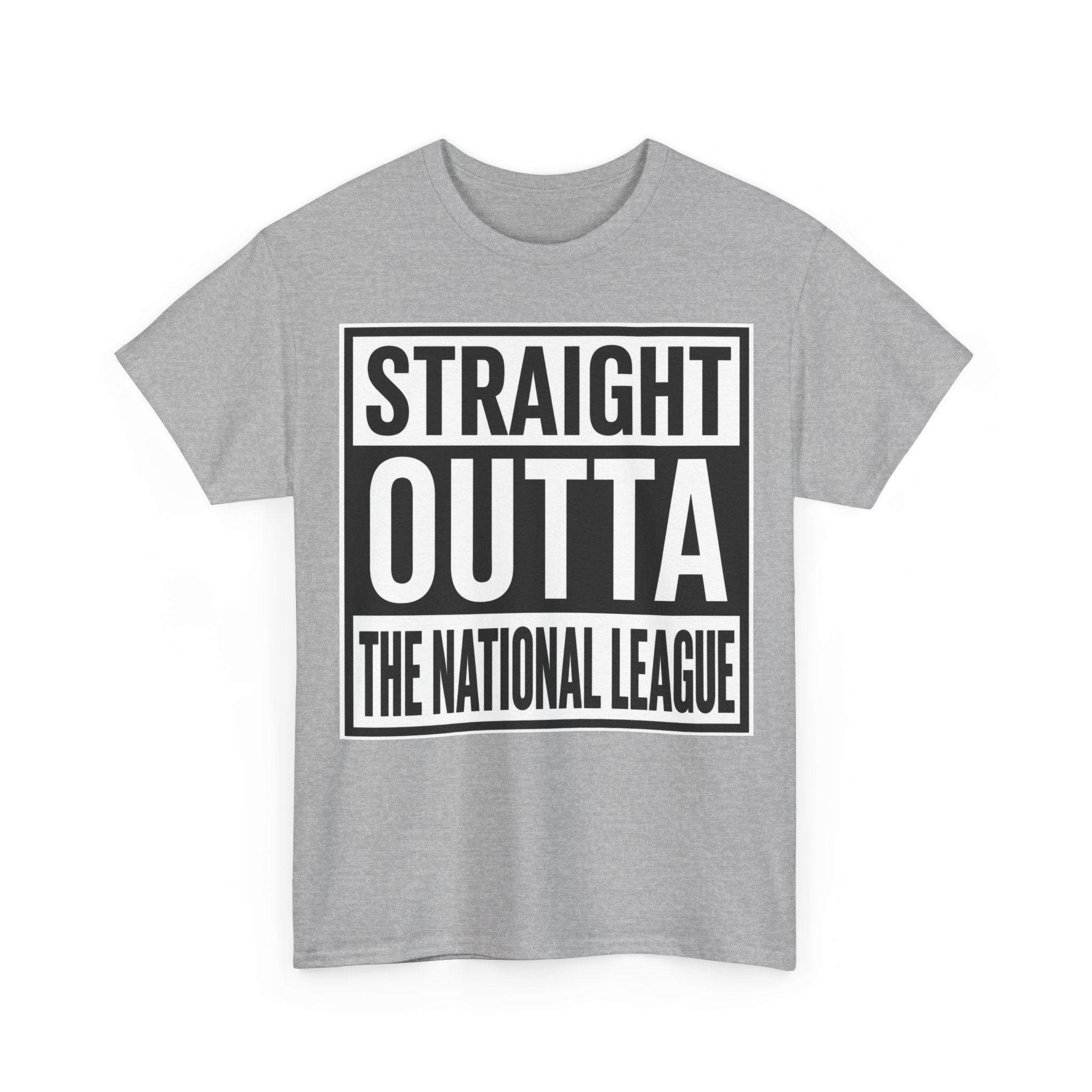 Straight Outta The National League T-Shirt – Football Fan Graphic Tee