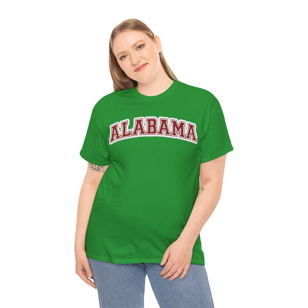 Alabama Arch Logo Tee – Crimson College Pride T‑Shirt