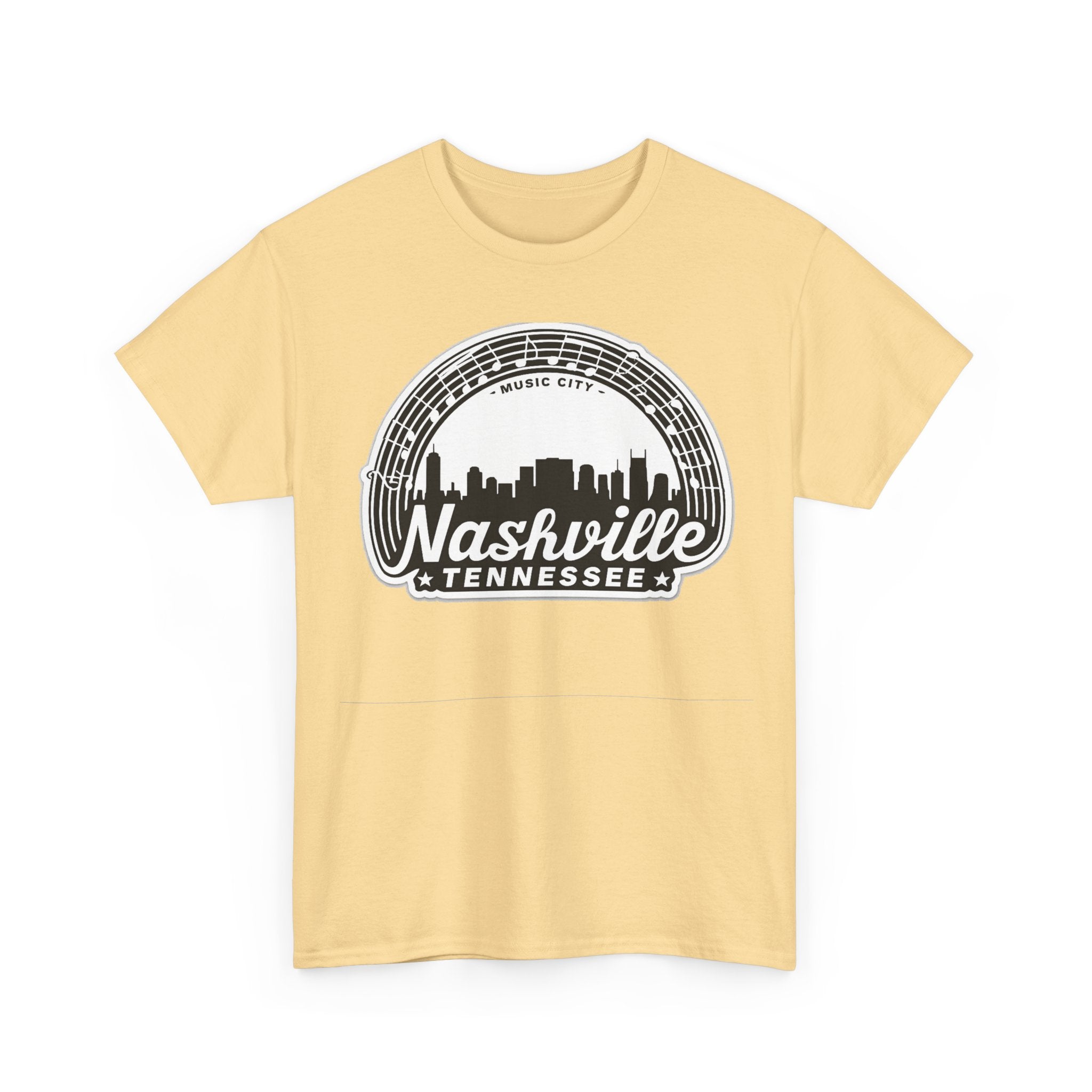 Nashville Tennessee Skyline Tee — Retro Music City Graphic Shirt