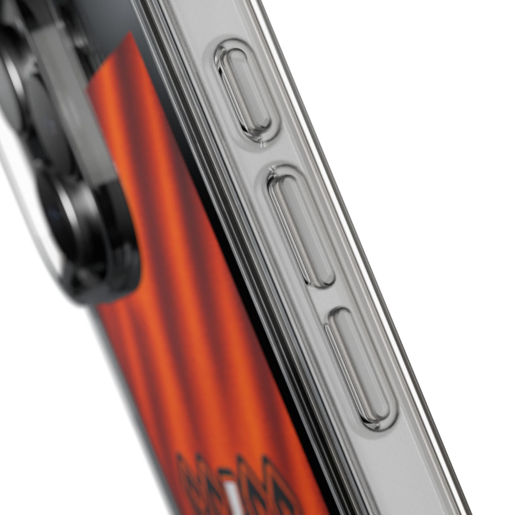 Salford CIty Inspired Phone Case — 'SCFC Back in Orange' Clear Protective Cover