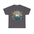 Manchester City Inspired Splash Logo Cotton T-Shirt