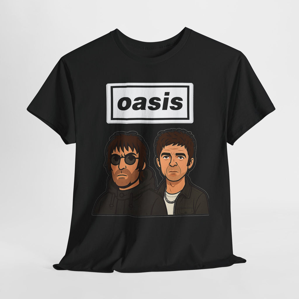 Oasis Inspired Unofficial Band Logo Tee — 'oasis' Graphic T-Shirt
