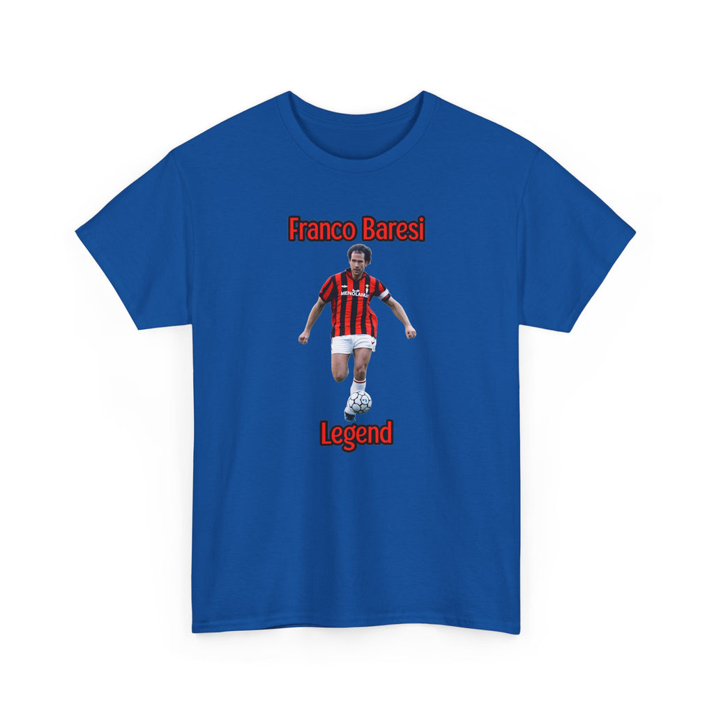Franco Baresi Legend Tee — AC Milan Retro Soccer Graphic T-Shirt