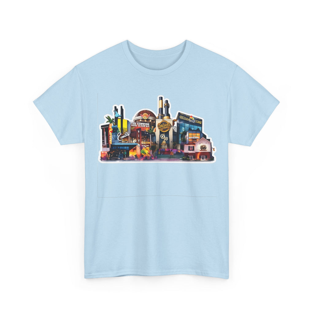 Universal Orlando Skyline T-Shirt — Neon Strip Casino Cityscape Tee