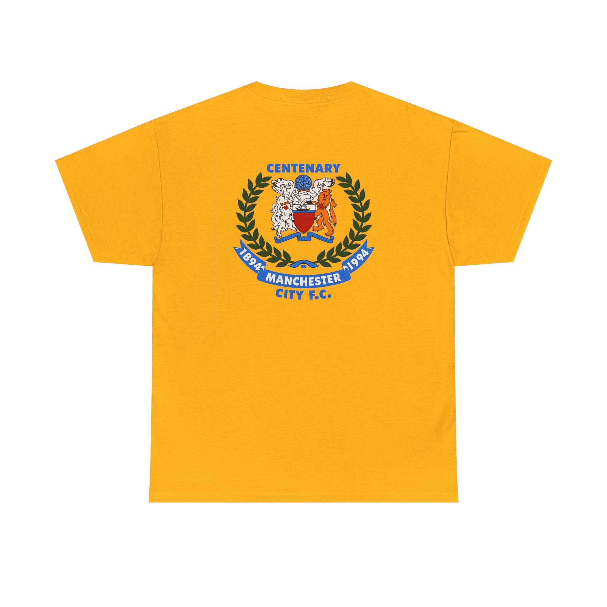 Centenary Manchester City FC Crest Tee — 1894–1994 Commemorative Shirt