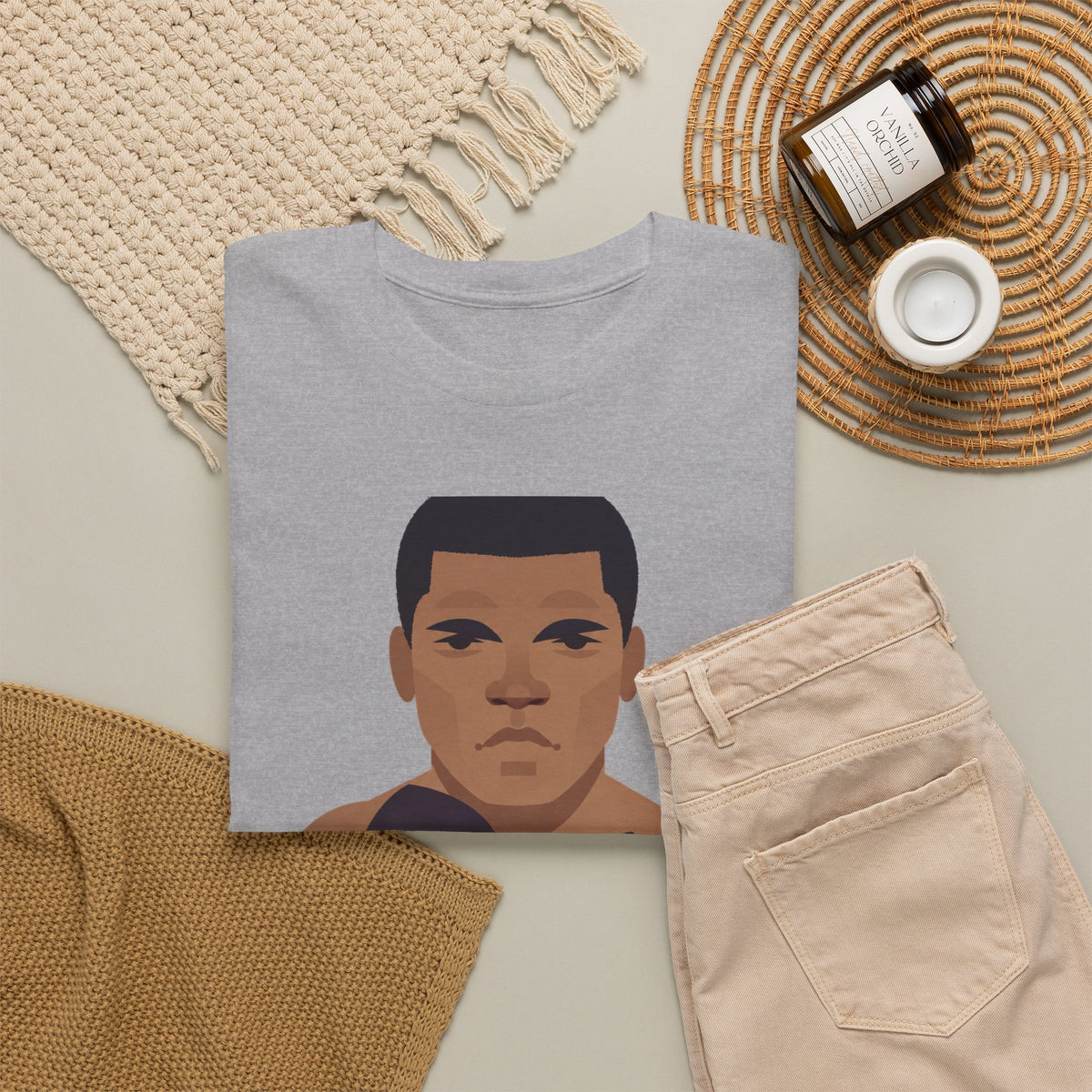 Muhammad Ali Boxing Champion Cotton T-Shirt