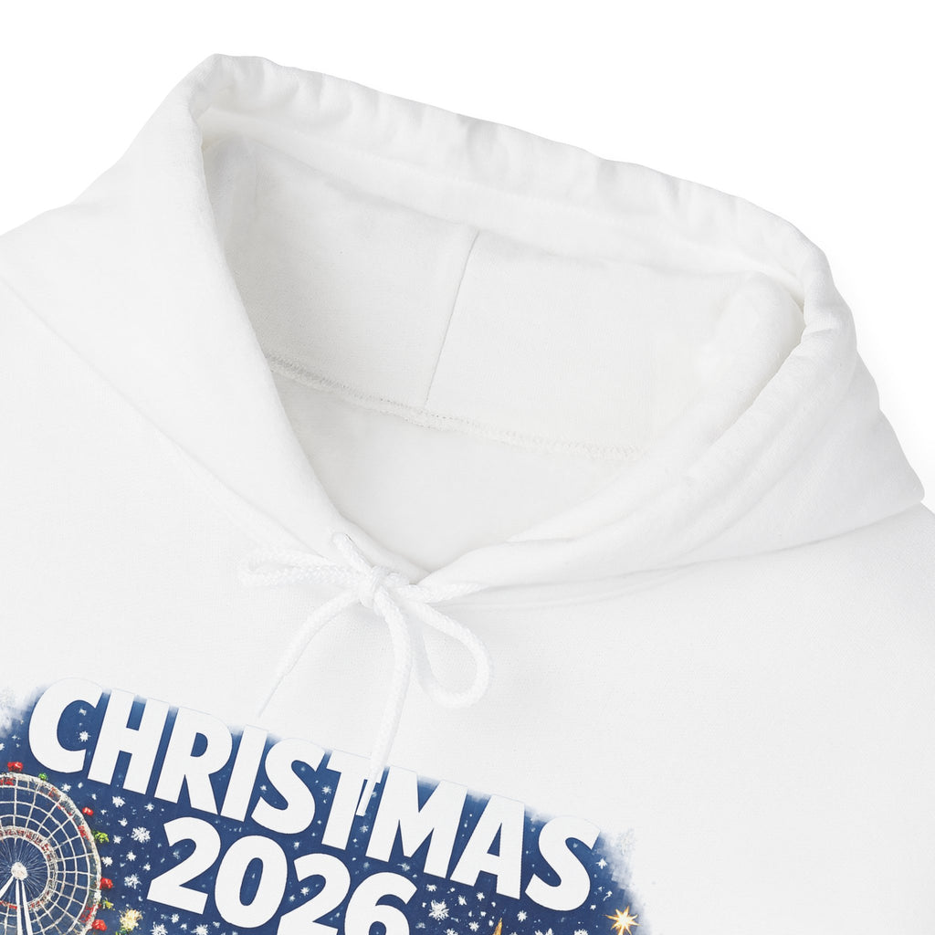 Christmas 2026 Holiday Hoodie — Festive Winter Village Sweatshirt