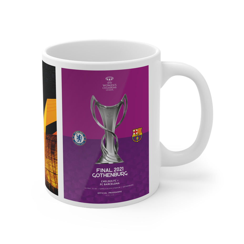 2021 UEFA Finals Programme Cover Inspired Ceramic Coffee Mug