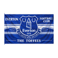 Everton FC Double-Sided Flag — The Toffees Crest Banner (Blue)