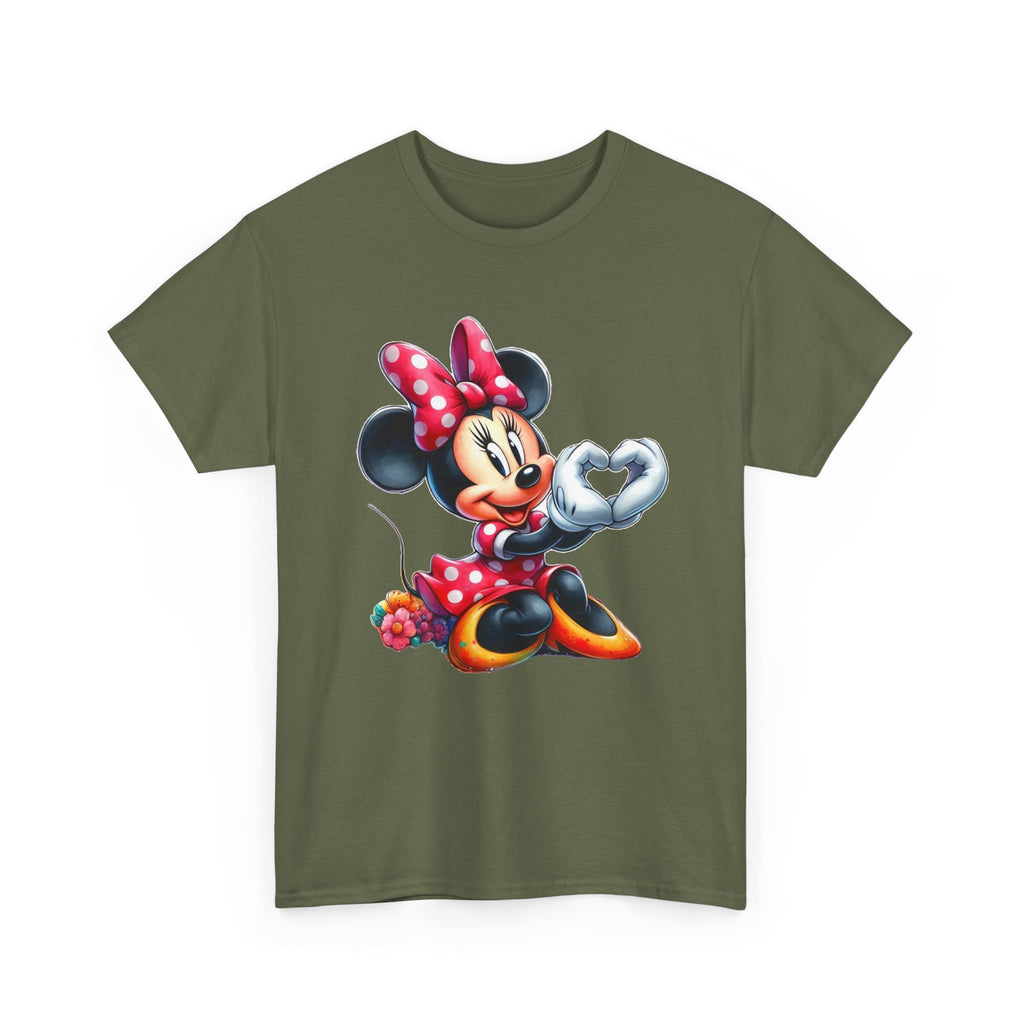 Minnie Mouse Character Heart Graphic Tee