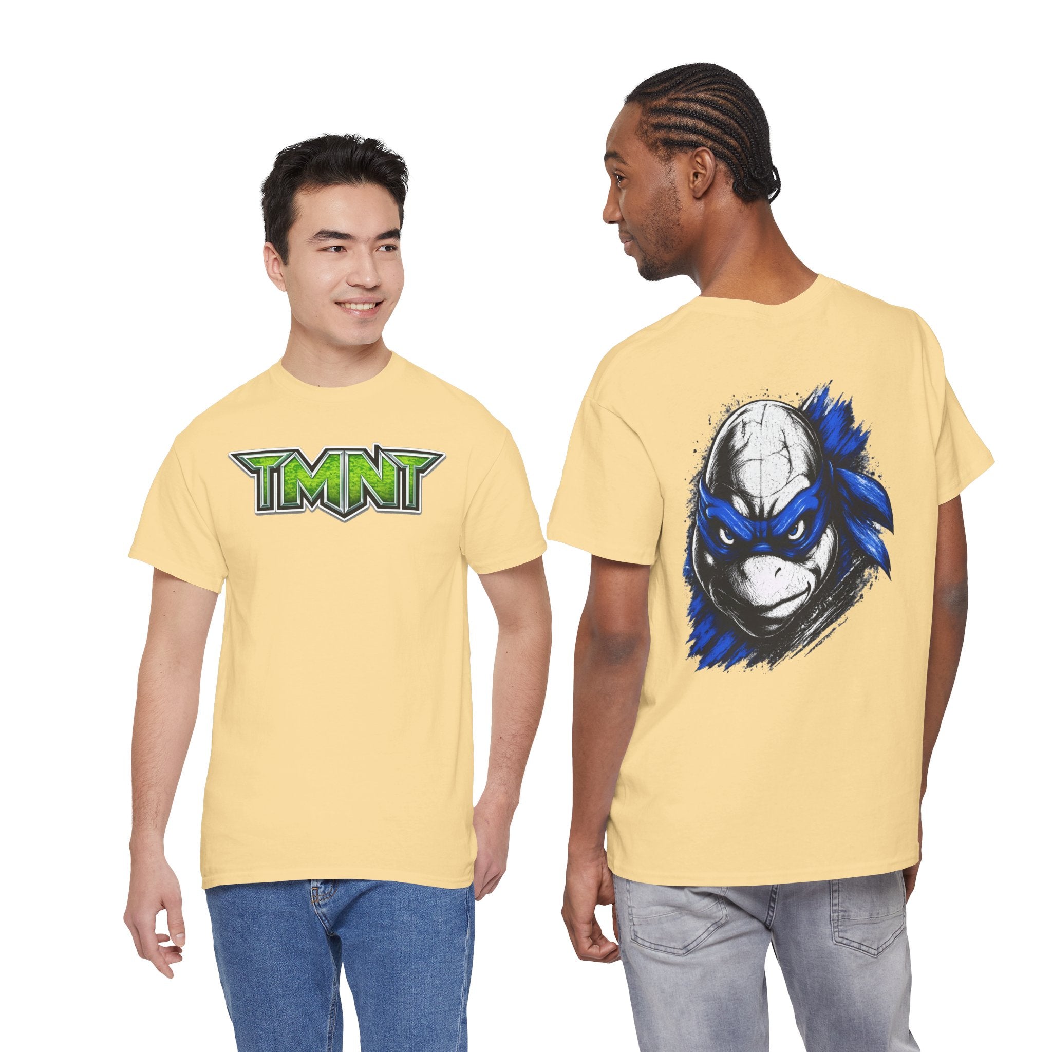 TMNT Leonardo Graphic Tee — Blue Mask Turtle T-Shirt
