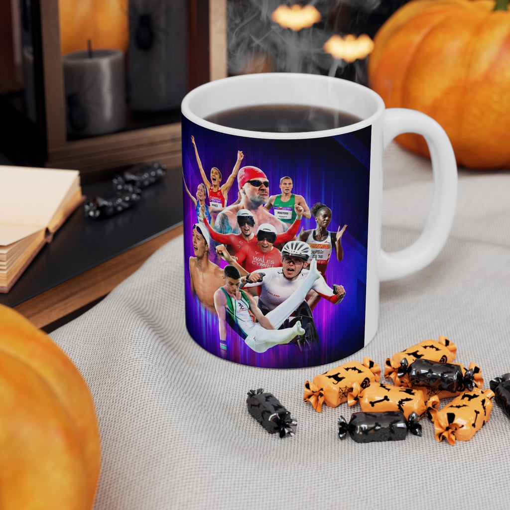 2026 Commonwealth Games Glasgow Ceramic Coffee Mug – Athlete Celebration 11oz/15oz