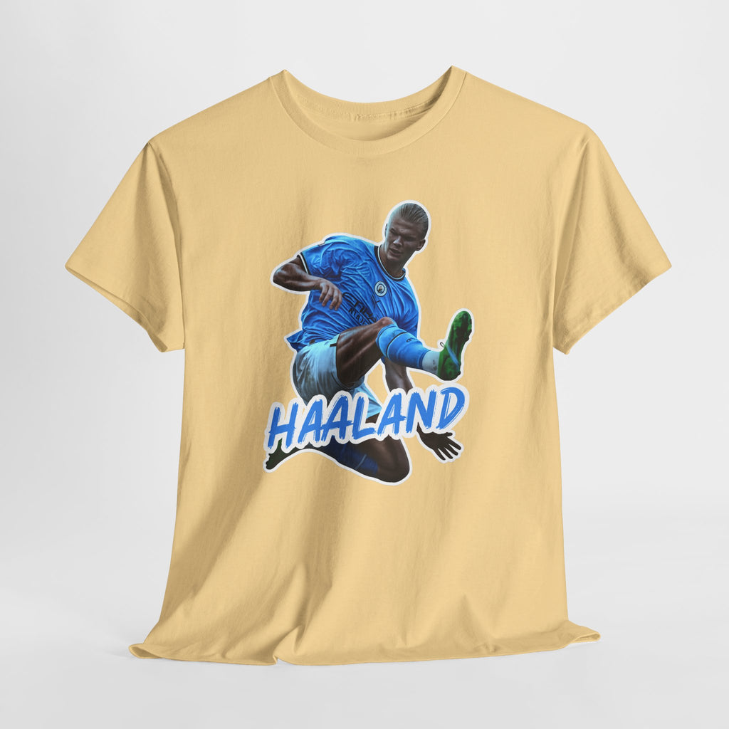 Erling Haaland Manchester City Soccer T‑Shirt – Dynamic Action Graphic Tee