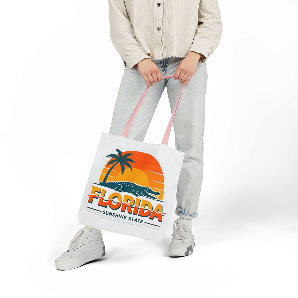 Florida Sunshine State Canvas Tote