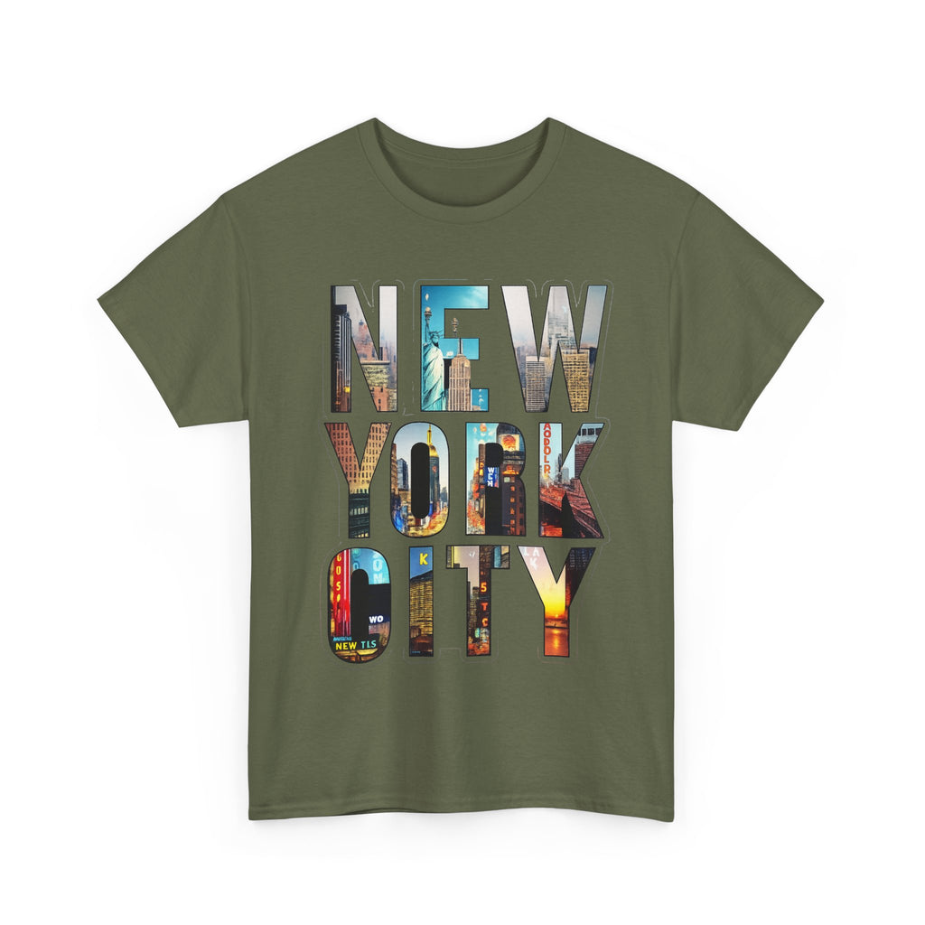 New York City Photo-Block Tee — Vintage Skyline Graphic T-Shirt