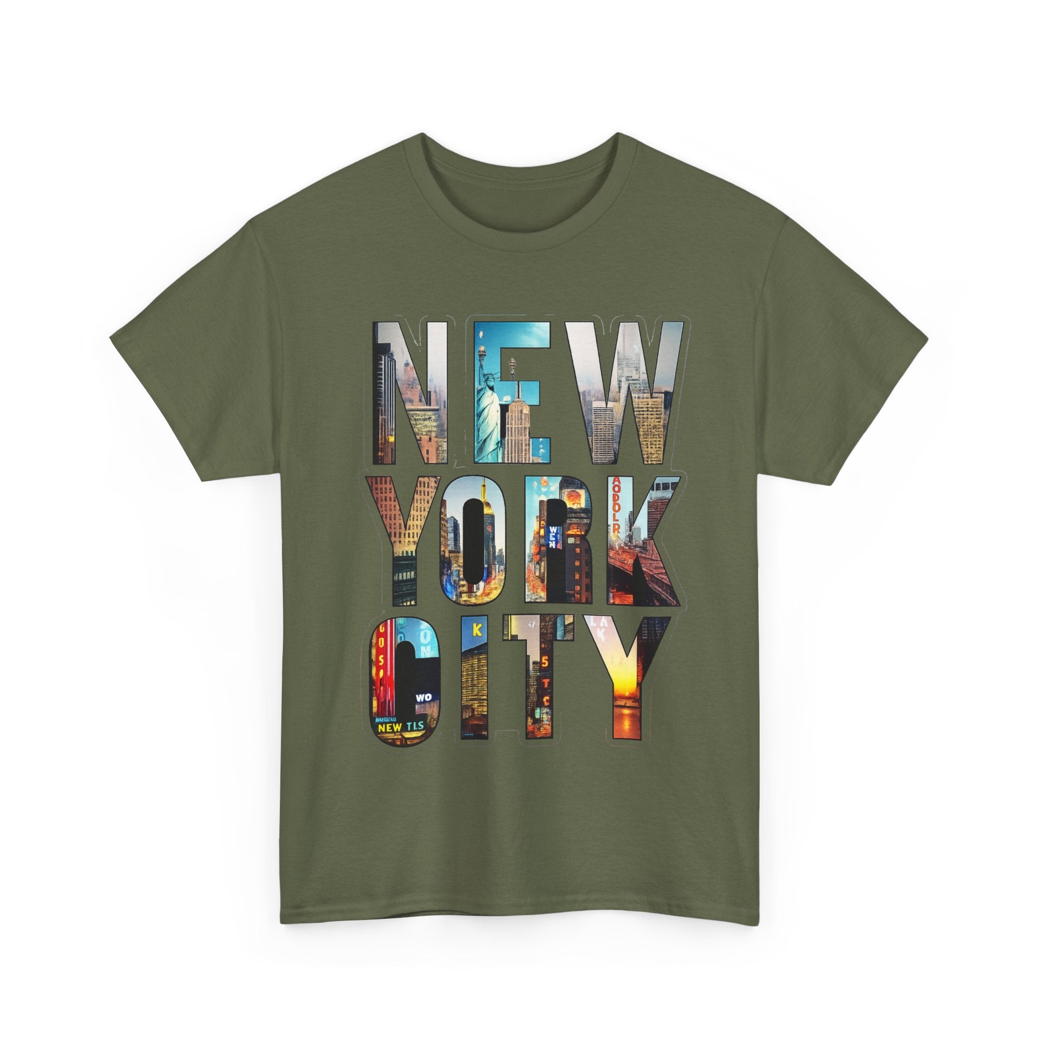 New York City Photo-Block Tee — Vintage Skyline Graphic T-Shirt
