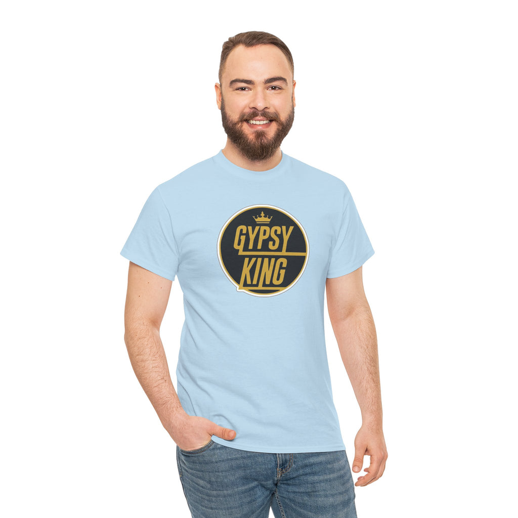Gypsy King Graphic Tee — Retro Black & Gold Crown Logo T‑Shirt