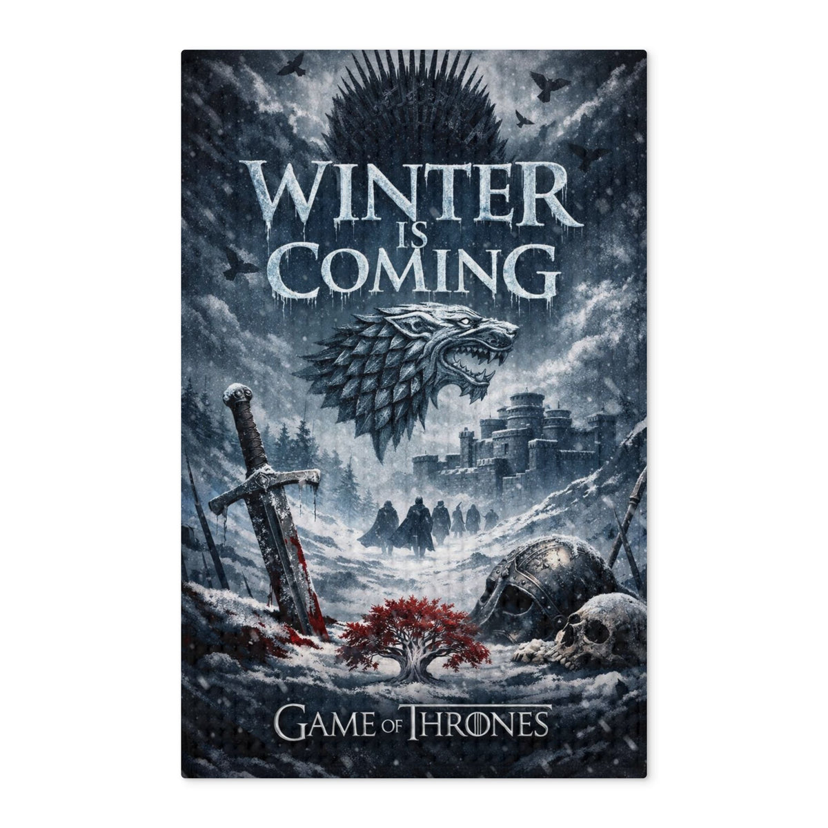Game of Thrones "Winter Is Coming" Tea Towel