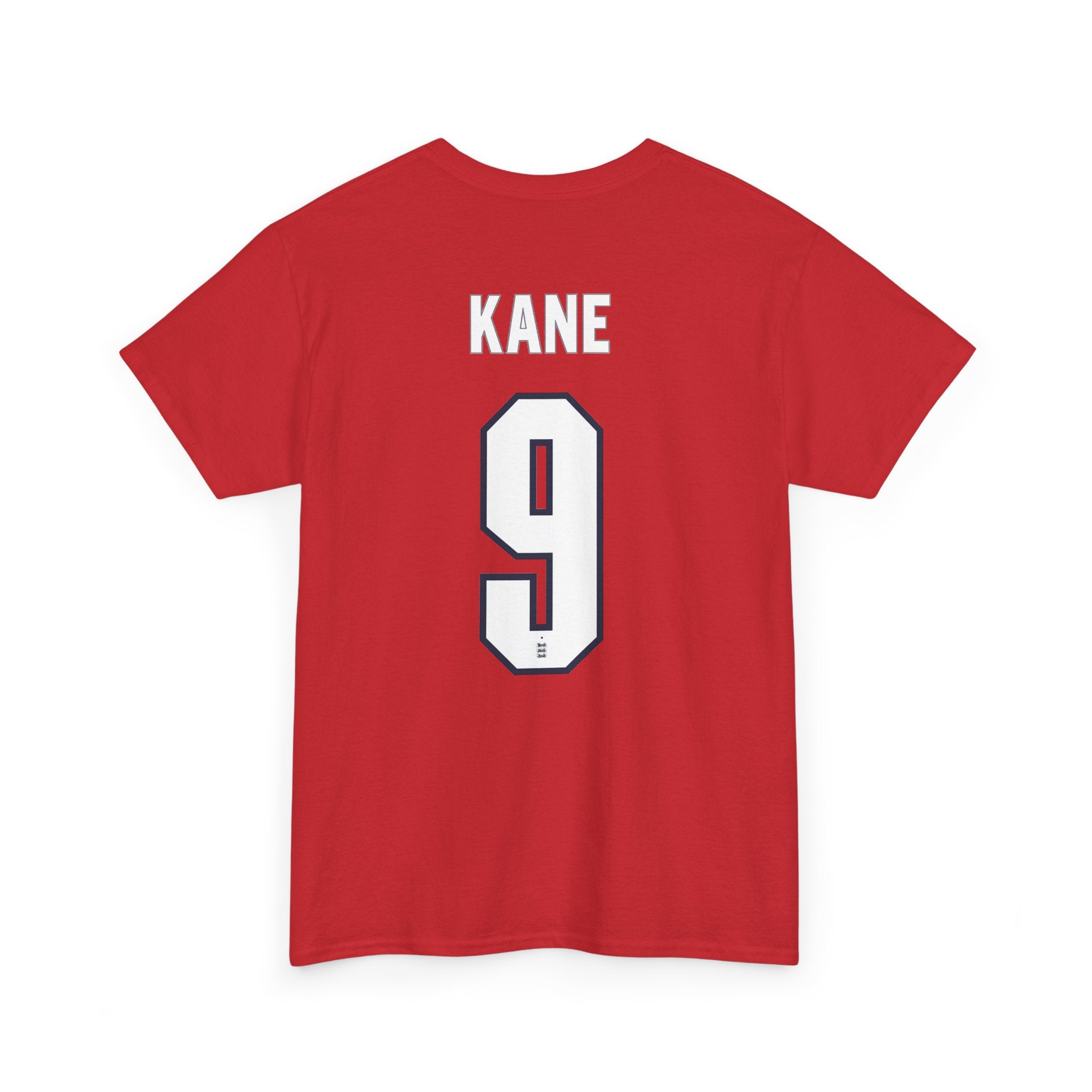 England Football T-Shirt — KANE #9 Red Soccer Shirt