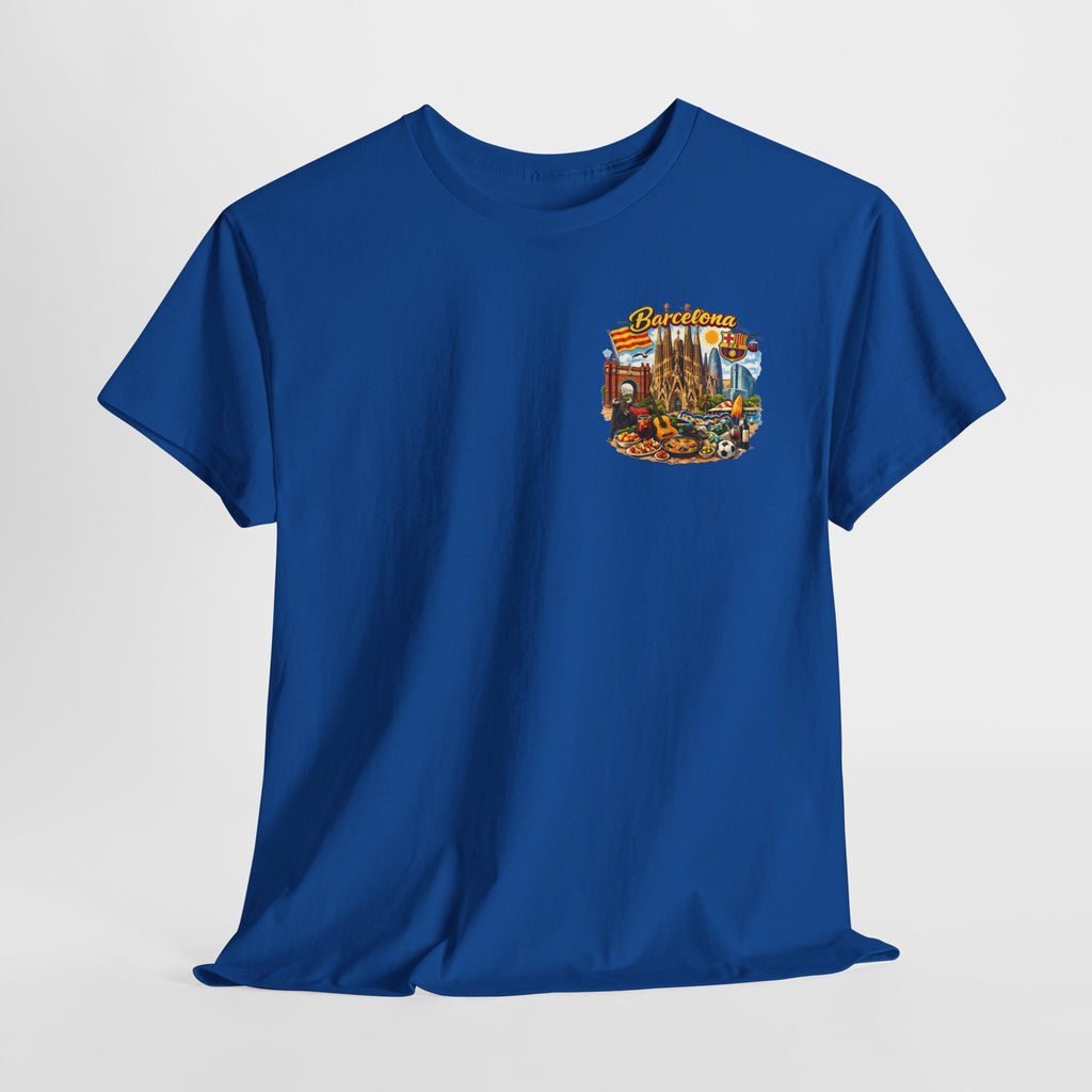 Barcelona Souvenir T‑Shirt — Vintage City Collage Tee