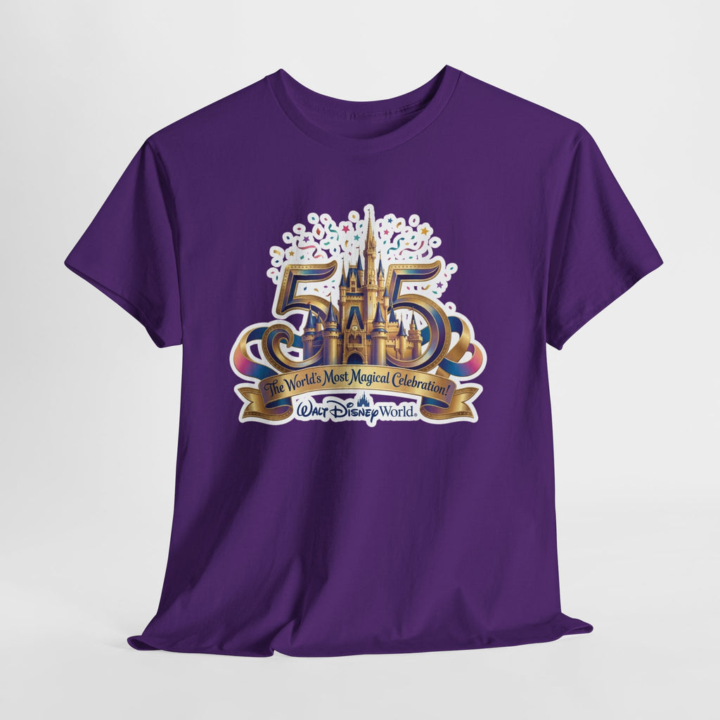 Disney World 50th Anniversary Castle Tee — 'The World's Most Magical Celebration' Souvenir T-Shirt