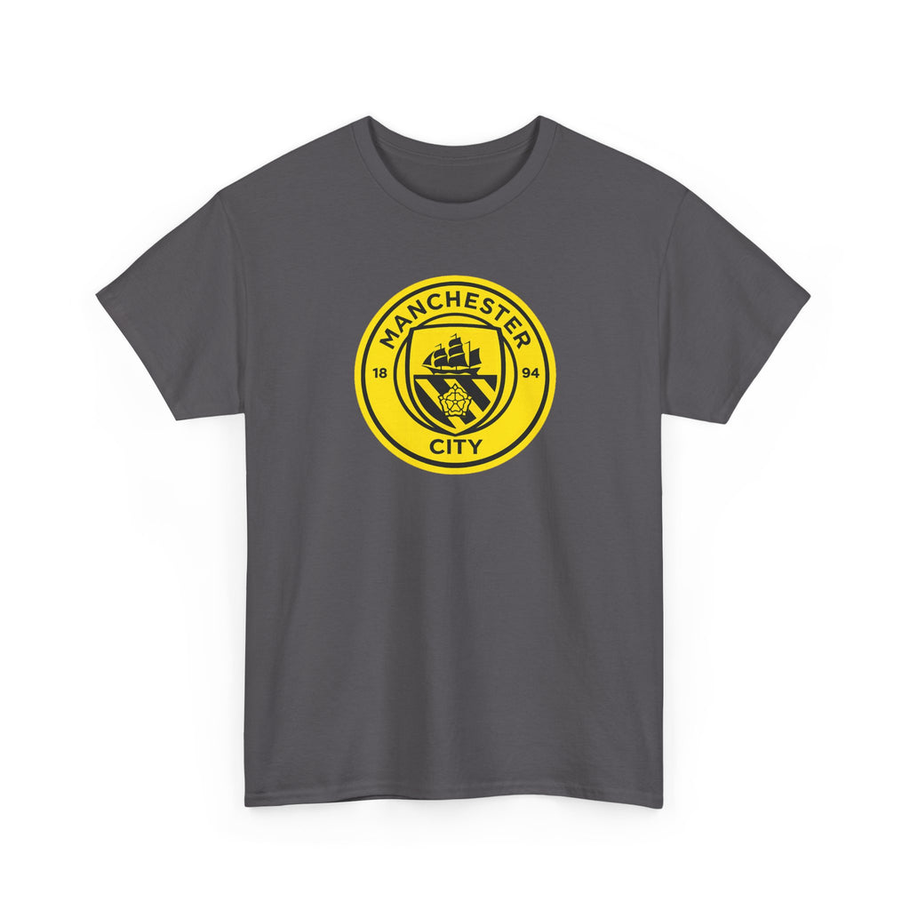 Manchester City Yellow Crest T-Shirt