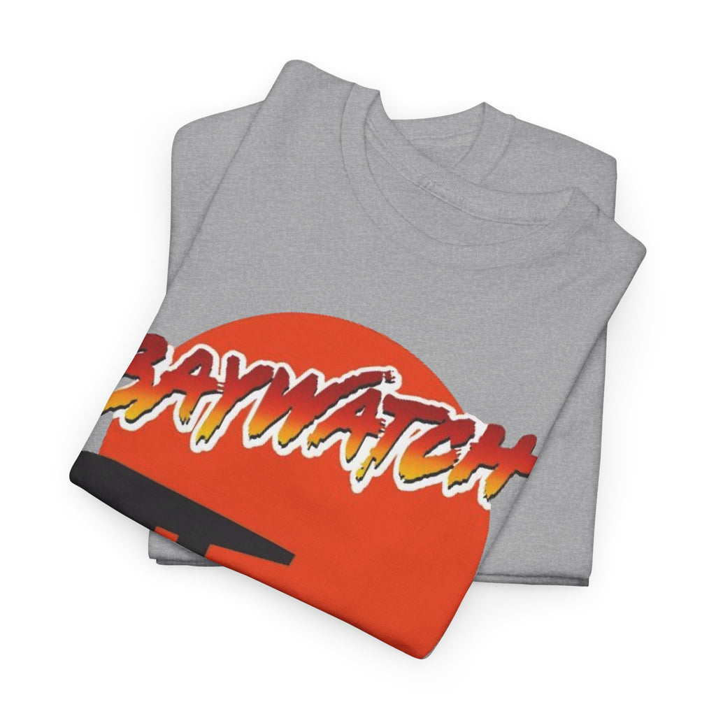 Baywatch Lifeguard Sunset Cotton T-Shirt