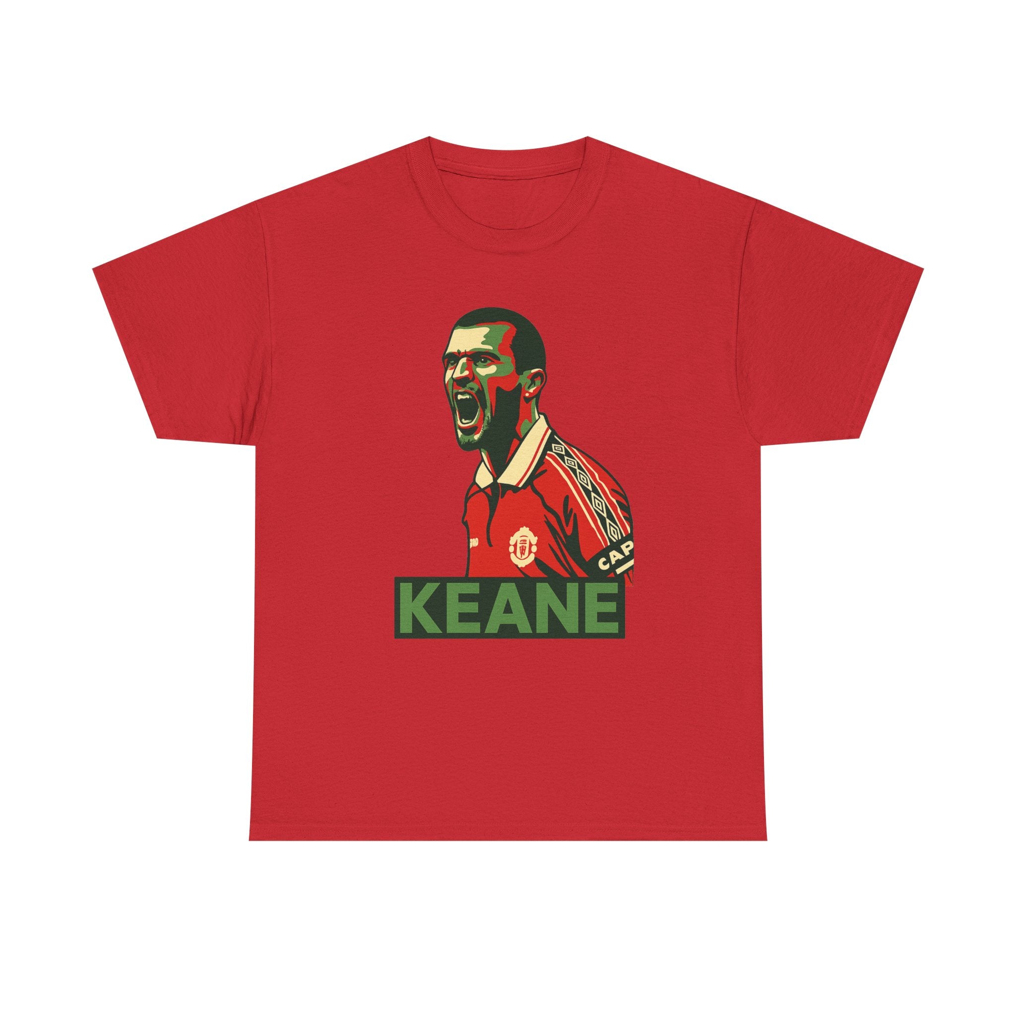 Roy Keane Retro Soccer Tee - Iconic Football Legend Graphic Shirt