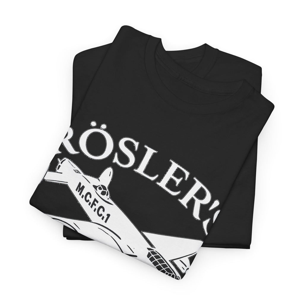 Rösler's Grandad Bombed Old Trafford Tee — WWII Tribute Military Plane Shirt (Feb 21, 1941)