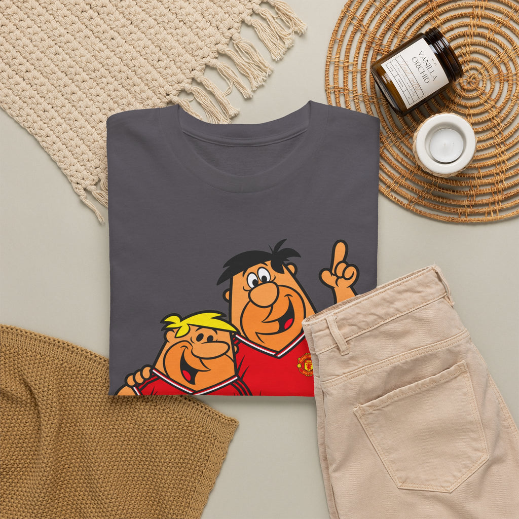Manchester United The Flintstones Cartoon Football Fans T-Shirt