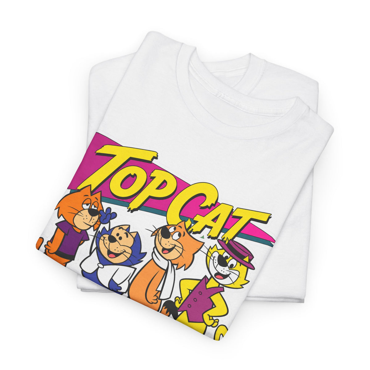 Top Cat Retro Cartoon Cotton T-Shirt / Tee
