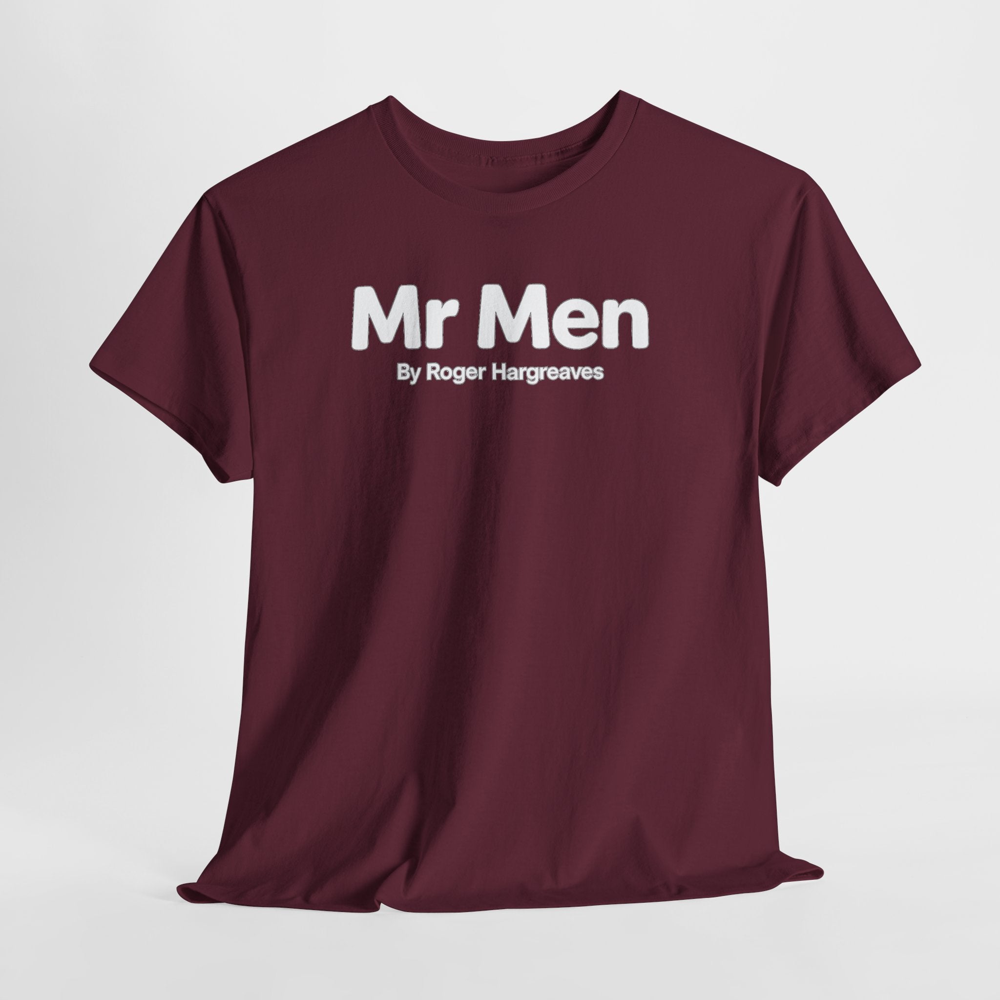 Mr Men T-Shirt – Retro 'Mr Men by Roger Hargreaves' Logo Tee