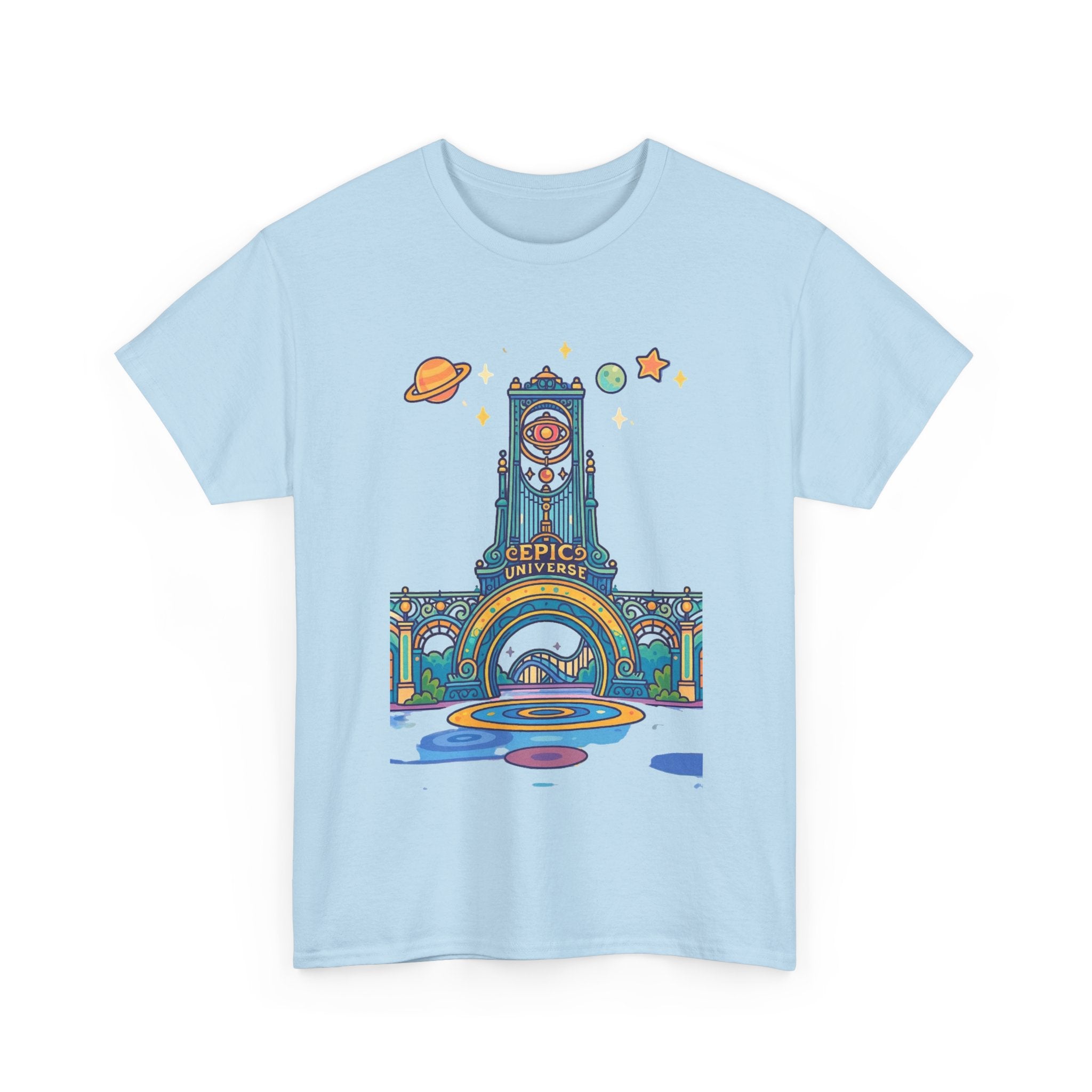 Universal Studios Family Vacation T-Shirt — Retro Space Theater Graphic Tee