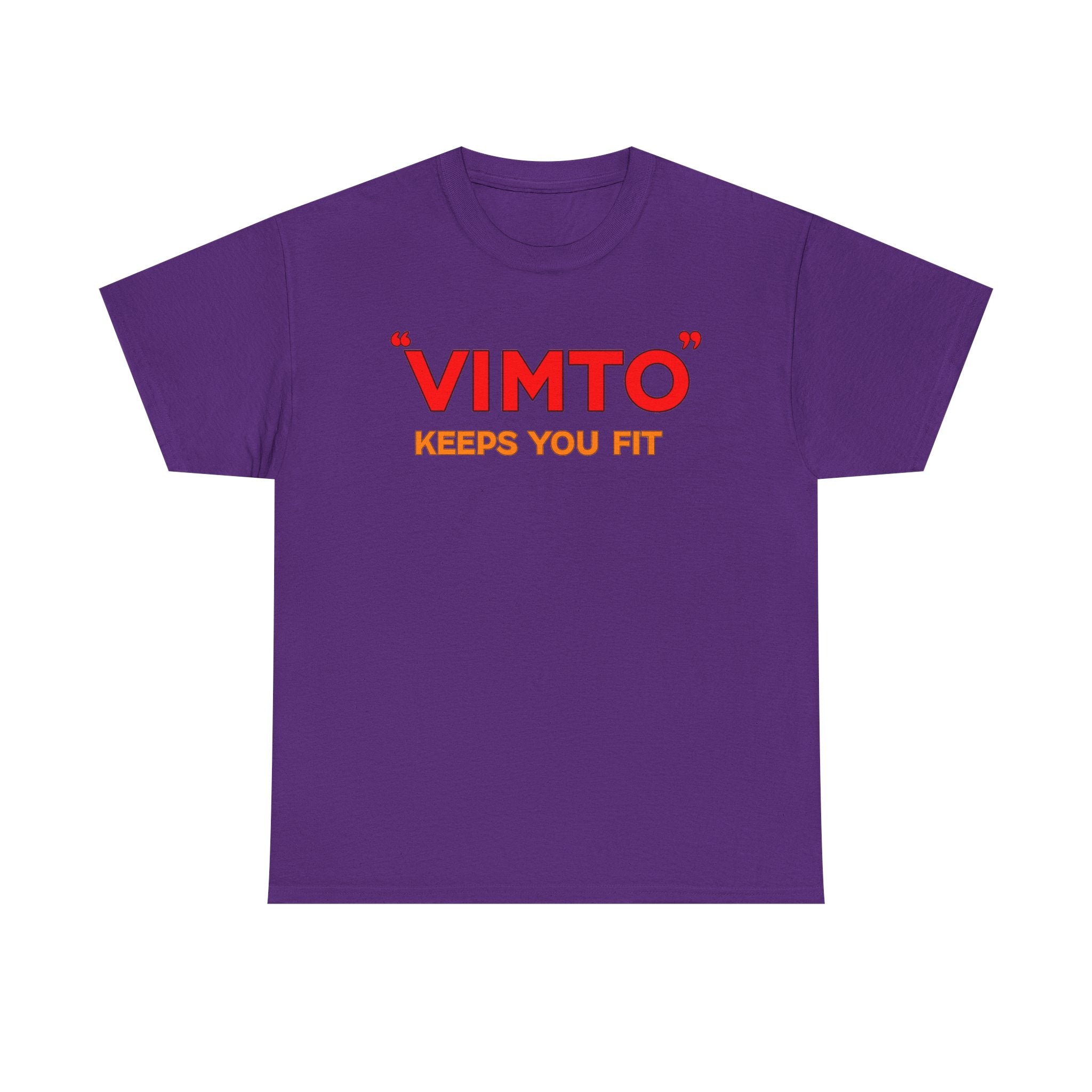 VIMTO "Keeps You Fit" Graphic Tee — Retro Beverage Logo T-Shirt