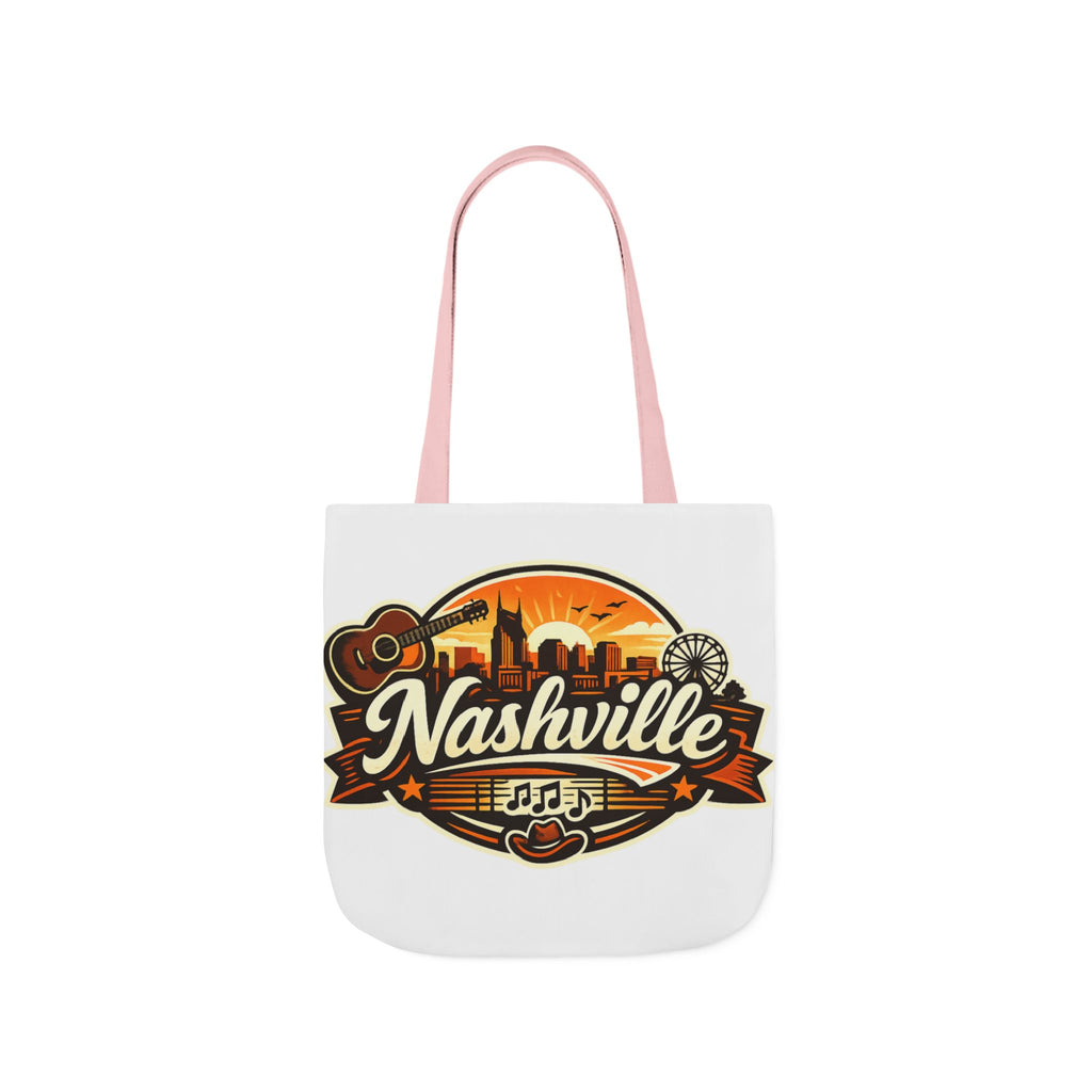 Nashville Sunset Tote Bag — Country Music Skyline Canvas Tote