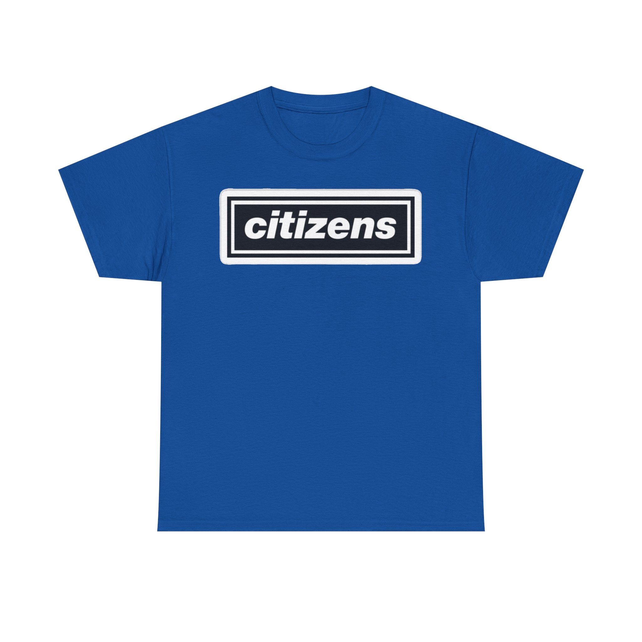 Citizens Manchester City Logo T-Shirt — Minimal Retro Box-Logo Tee